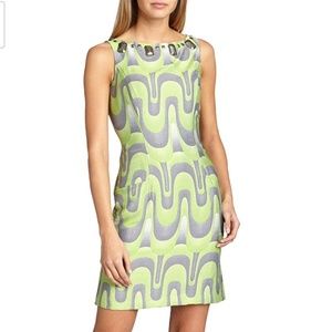 Jessica Simpson geometric print dress with pockets